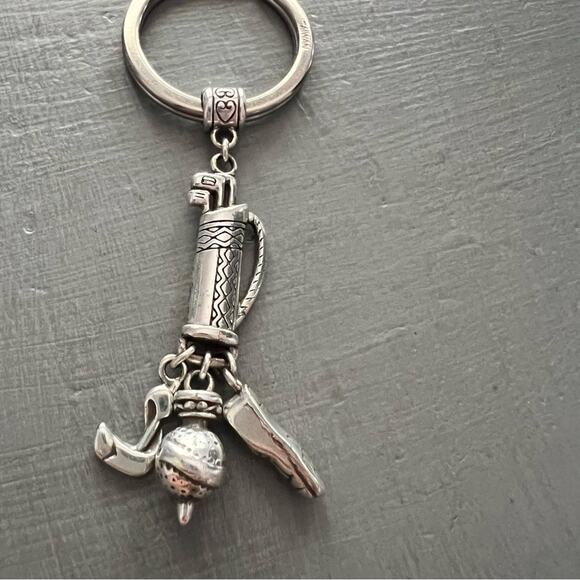 Brighton Silver Tone Golf Key Chain - Picture 7 of 7